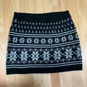 Fun printed knit skirt